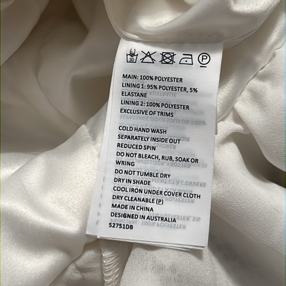 Bardot Piper Mesh Ruffle Hem Minidress Ivory - Picture 14 of 16